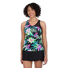 Women's ZeroXposur Ruched UPF 30+ Tankini Top – ZeroXposur