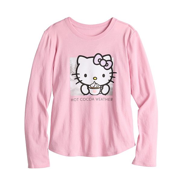 Creative Hello Kitty Coat Kawaii Girl Fashion Long Sleeve Casual