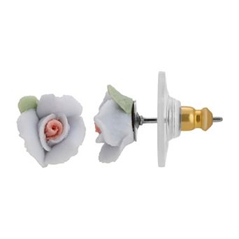 1928 Rose Stud Earrings
