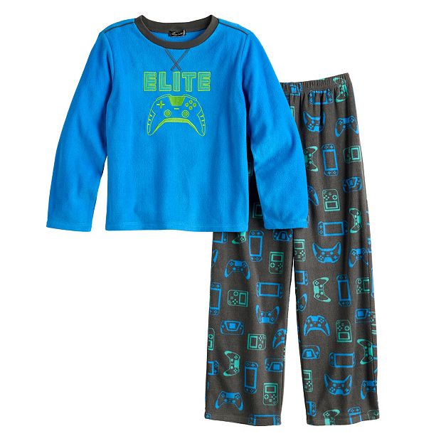 Boys 6-16 Cuddl Duds Top & Bottoms Fleece Top & Bottoms Pajama Set