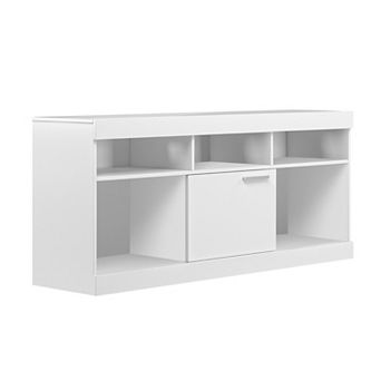White TV Stand - Up To 65" TV