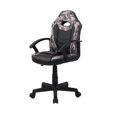 Kid's Racing Style Gaming Chair, Gray