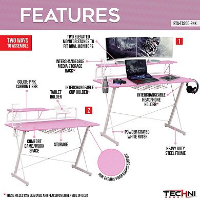 Techni Sport Computer Gaming Desk