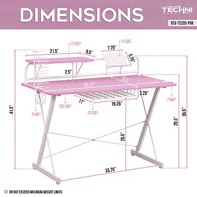 Techni Sport Computer Gaming Desk