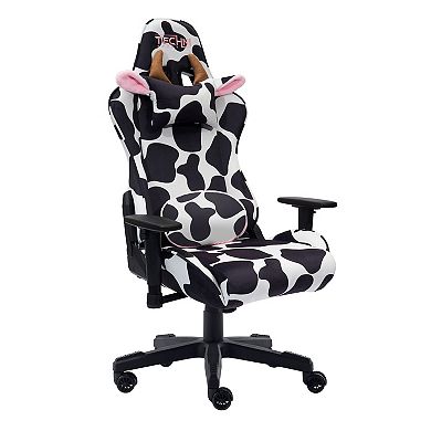 Techni Sport TS85 COW Print LUXX Series Gaming Chair