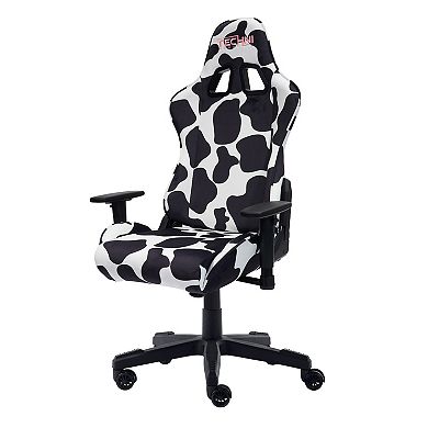 Techni Sport TS85 COW Print LUXX Series Gaming Chair