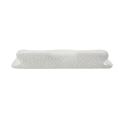 Sleep Philosophy Angel Winged Foam Orthopedic Pillow with Removable Rayon from Bamboo and Polyester Cover