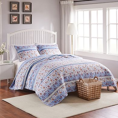 Greenland Home Fashions Betty Quilt Set with Shams