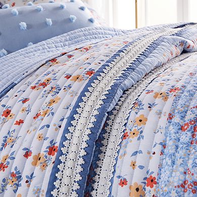 Greenland Home Fashions Betty Quilt Set with Shams