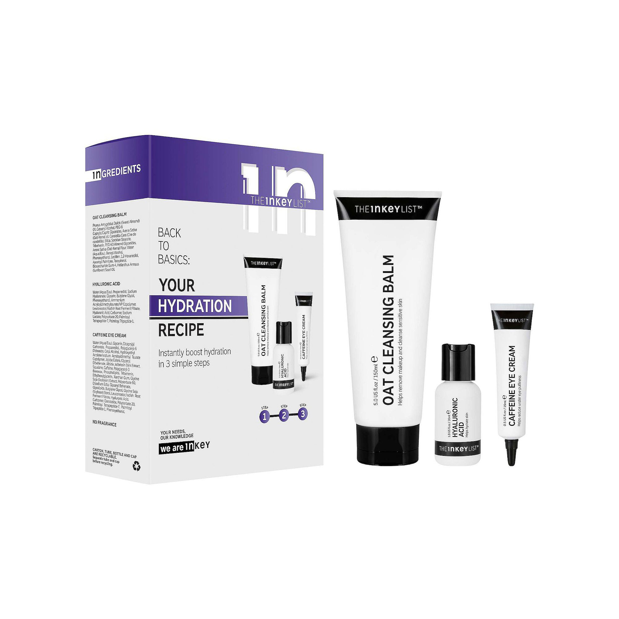 The INKEY List Hydration 101 Skincare Set, None