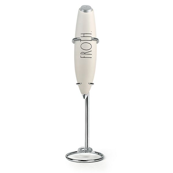 Rae Dunn FROTH - Electric Milk Frother. Cream Color With