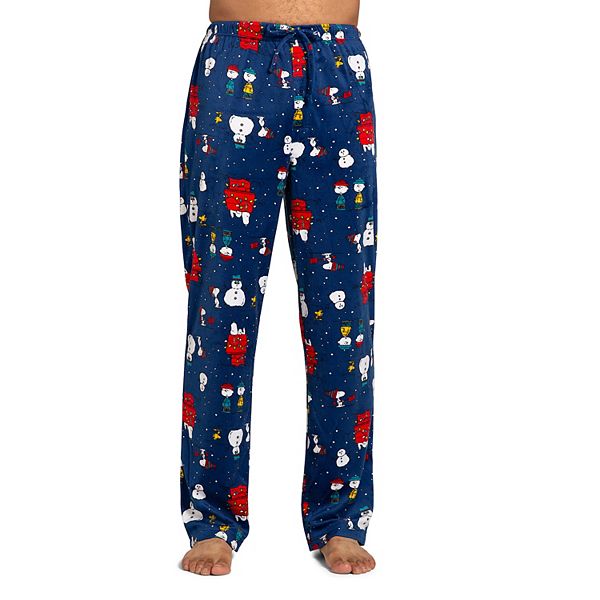 Men s Peanuts Snowman Snoopy Sleep Pants