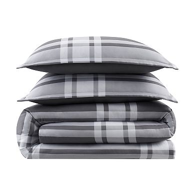 Serta® Simply Clean Jax Plaid Antimicrobial Comforter Set with Sheets