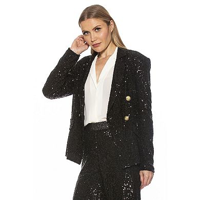 Women's ALEXIA ADMOR Abbi Longline Double Breasted Jacket