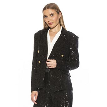 Women's ALEXIA ADMOR Abbi Longline Double Breasted Jacket