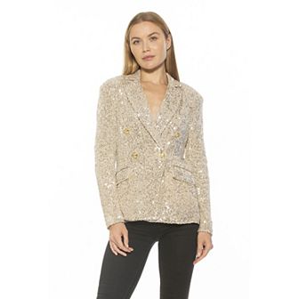 Women's ALEXIA ADMOR Abbi Longline Double Breasted Jacket
