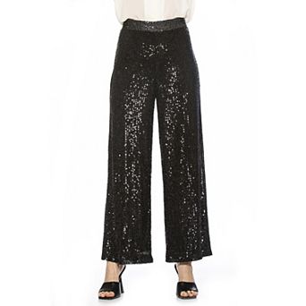 Women's ALEXIA ADMOR Wide-Leg Sequin Pants
