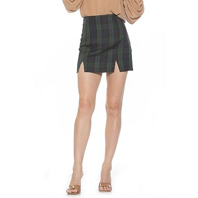 Women's ALEXIA ADMOR Tina Exposed Back Zipper Mini Skirt