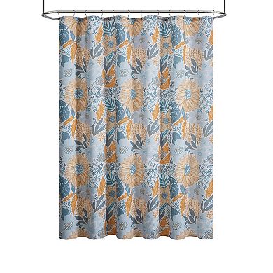 Jade + Oake Yellow Sunflower Shower Curtain & Hook Set