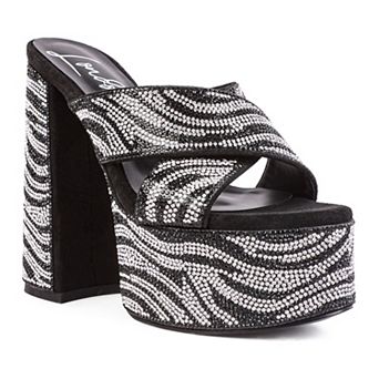 London Rag Sinful Women's Platform Slide Sandals