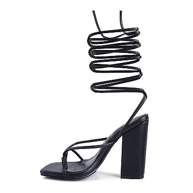 London Rag Women's Lace-Up Dress Sandals