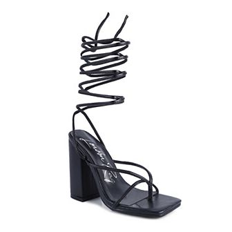 London Rag Women's Lace-Up Dress Sandals