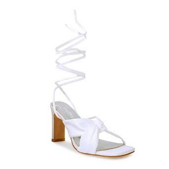 London Rag Chasm Women's Lace-Up Dress Sandals