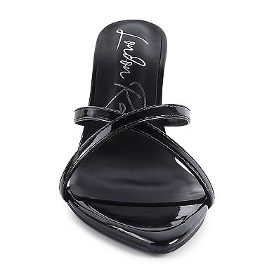 London Rag Spellbound Women's High Heeled Pointed Toe Sandal