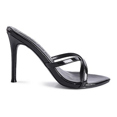 London Rag Spellbound Women's High Heeled Pointed Toe Sandal