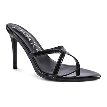 London Rag Spellbound Women's High Heeled Pointed Toe Sandal