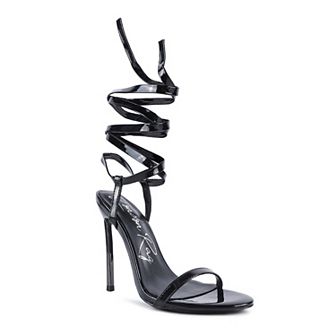 London Rag Smacker Women's Lace-Up Dress Sandals
