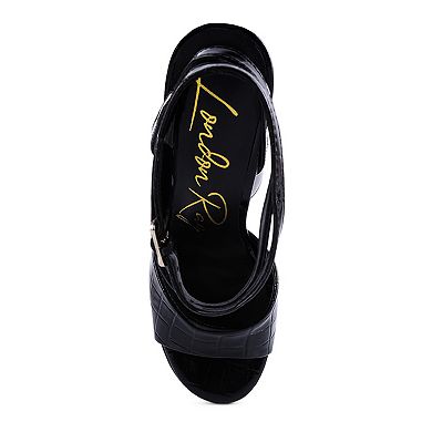 London Rag Patent Women's Platform Sandal
