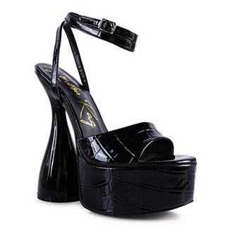 London Rag Patent Women's Platform Sandal
