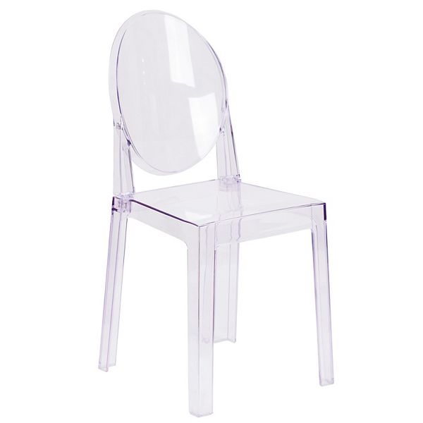 Flash Furniture Ghost Oval Back Dining Chair