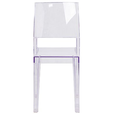 Flash Furniture Phantom Transparent Stacking Dining Chair