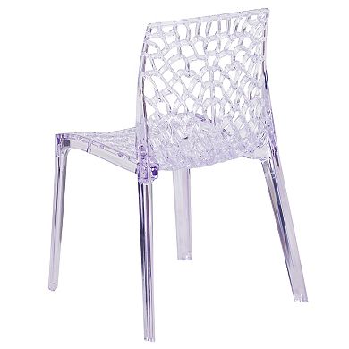 Flash Furniture Vision Transparent Stacking Dining Chair