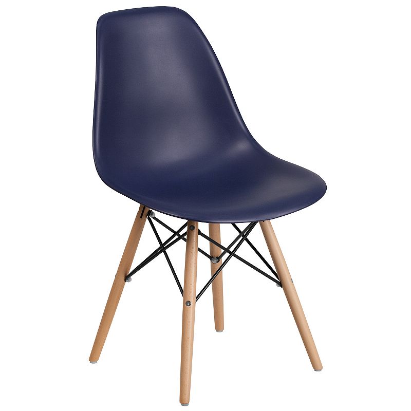 Flash Furniture Elon Molded Dining Chair, Blue