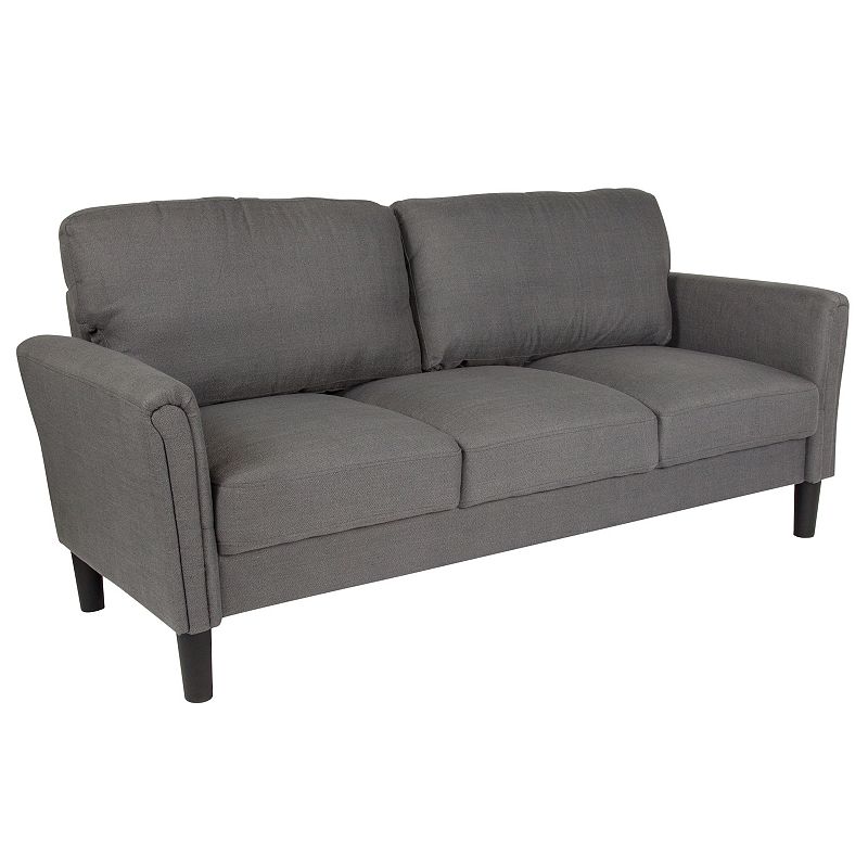 Flash Furniture Bari Upholstered Couch, Grey