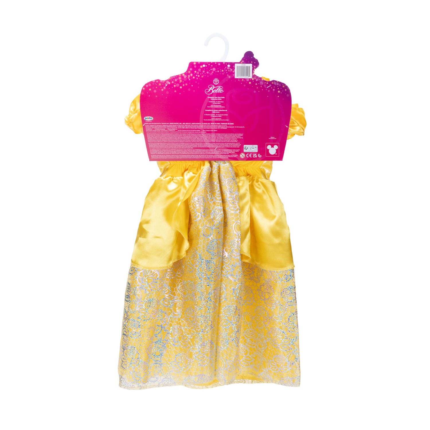open lace back dress Shop Official Disney Golden Princess Belle Prestige Dress Up Costume main image 0