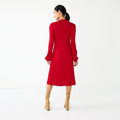 Women's DRAPER JAMES RSVP™ Long Sleeve Sweater Dress