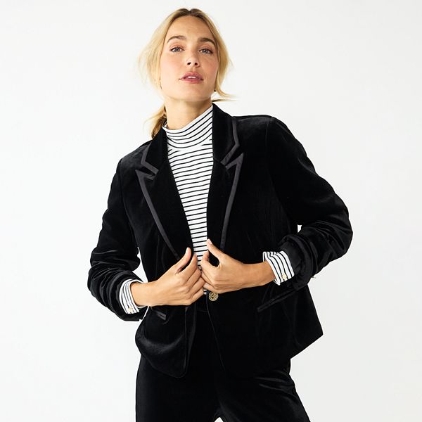 Velvet Tiger Blazer - Women - Ready-to-Wear