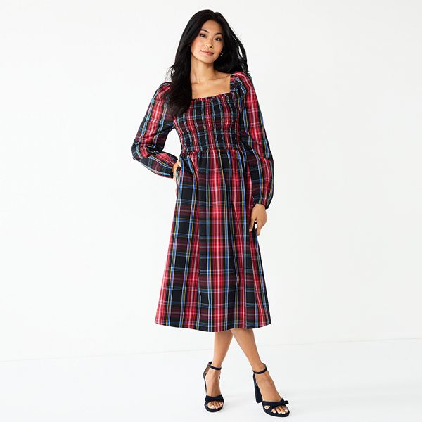 Taylor Tiered Dress in Red Polka Dot – Draper James