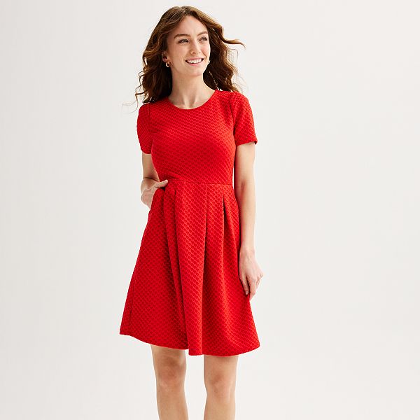 Women's DRAPER JAMES RSVP™ Short Sleeve Shine Dress