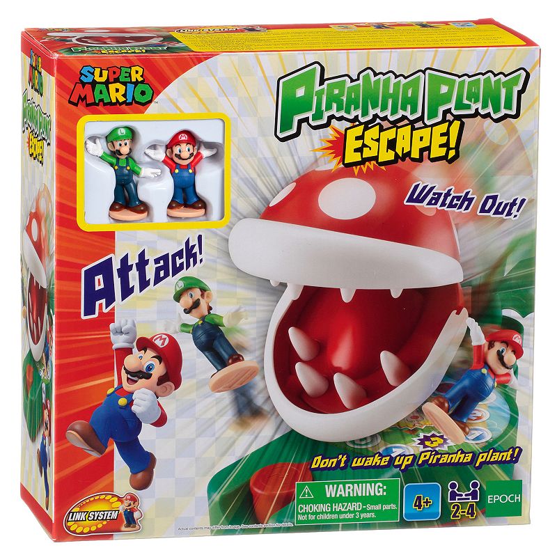 Epoch Games Super Mario Piranha Plant with Collectible Action Figures