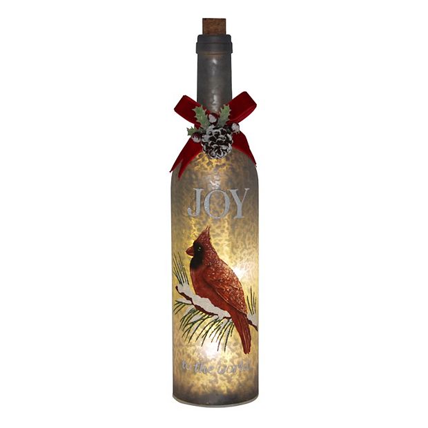 Bottle Bird Cardinal Dog Toy