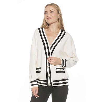 Women's ALEXIA ADMOR Frances Longline Menswear Cardigan