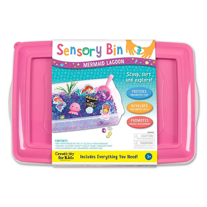 Creativity for Kids Sensory Bin Mermaid Lagoon- Child Craft Activity for Boys and Girls