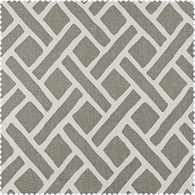 EFF Martinique Printed Cotton Window Valance, 50" X 19"