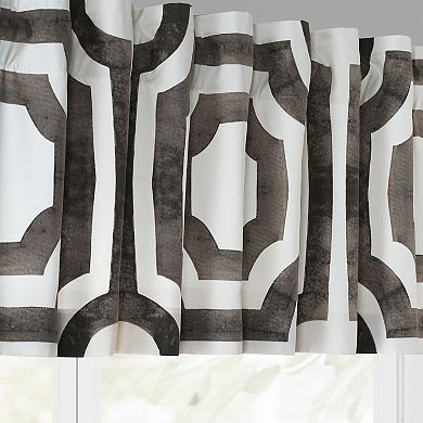 EFF Mecca Printed Cotton Window Valance, 50" X 19"