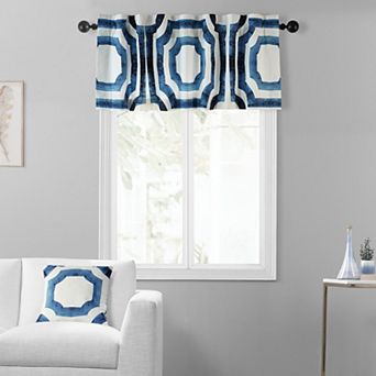 EFF Mecca Printed Cotton Window Valance, 50" X 19"